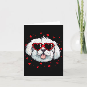 Maltese Valentijnshart Mopshond Liefhebbers Kaart