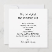 Maltese verjaardag viering, Maltese hond Kaart (Achterkant)