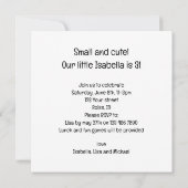 Maltese verjaardag viering, Maltese hond Kaart (Achterkant)