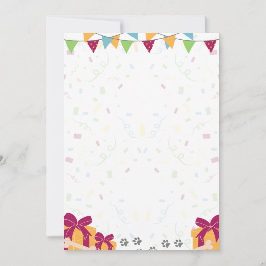 Maltese verjaardagsuitnodiging kaart (Achterkant)