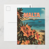 Maltese vintage briefkaart (Voorkant / Achterkant)