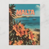 Maltese vintage briefkaart (Voorkant)