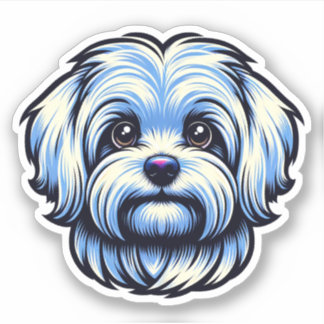 Maltese VinylSticker Sticker