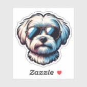 Maltese VinylSticker Sticker (Vel)