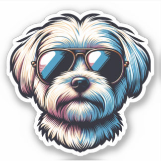 Maltese VinylSticker Sticker
