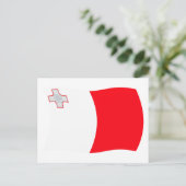 Maltese Vlag Ansichtkaart Briefkaart (Staand voorkant)