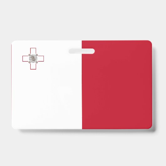 Maltese vlag badge (Voorzijde)