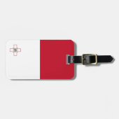 Maltese vlag bagagelabel (Voorkant horizontaal)