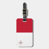 Maltese vlag bagagelabel (Voorkant verticaal)