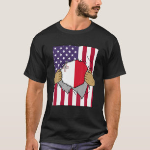 Maltese vlag Bloed binnen mij thuispride Maltese a T-shirt