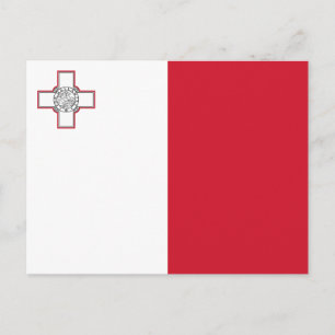 Maltese vlag briefkaart