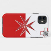 Maltese vlag Case-Mate iPhone case (Achterkant (horizontaal))