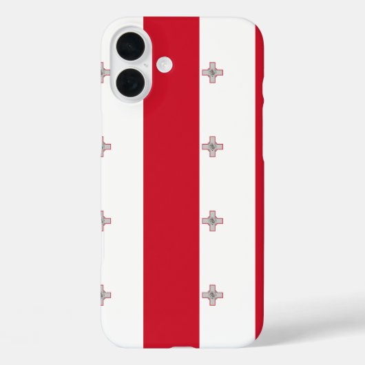 Maltese vlag  Case-Mate iPhone case (Achterkant)