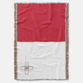 Maltese vlag deken (Voorkant Verticaal)