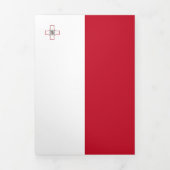 Maltese vlag drieluik kaart (Cover)
