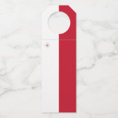 Maltese vlag flessenhanger (Achterkant)
