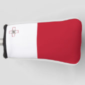 Maltese vlag golfheadcover (Voorkant)