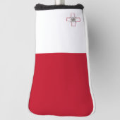 Maltese vlag golfheadcover (Draai 90)