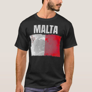 Maltese vlag Grafisch voor vrouwen Kinder T-shirt