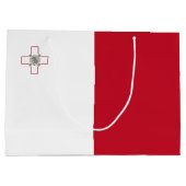 Maltese vlag groot cadeauzakje (Achterkant)