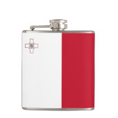 Maltese vlag heupfles (Voorkant)