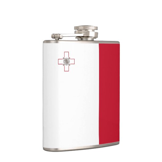 Maltese vlag heupfles (Rechts)