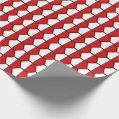 Maltese vlag Honeycomb Wrapping Paper Cadeaupapier (Hoek)