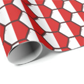 Maltese vlag Honeycomb Wrapping Paper Cadeaupapier (Rol Hoek)