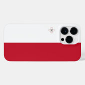 Maltese vlag iPhone hoesje (Achterkant horizontaal)