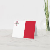 Maltese vlag kaart (Voorkant)