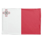Maltese vlag kussensloop (Achterkant)