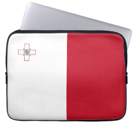 Maltese vlag laptop sleeve