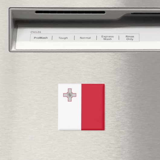 Maltese vlag magneet (Insitu (Vaatwasser))