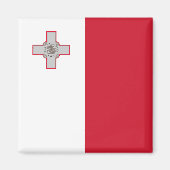 Maltese vlag magneet (Voorkant)