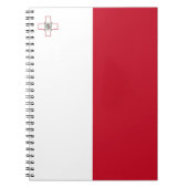 Maltese vlag notitieboek (Voorkant)