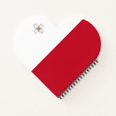 Maltese vlag notitieboek (Achterkant)