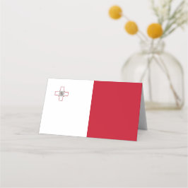 Maltese vlag plaatskaartje