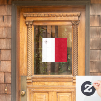 Maltese vlag raamsticker