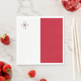 Maltese vlag servet