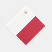 Maltese vlag servet (Hoek)