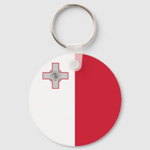 Maltese vlag sleutelhanger