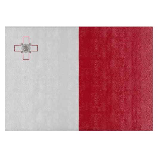 Maltese vlag snijplank (Voorkant)