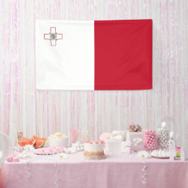 Maltese vlag spandoek