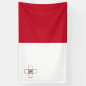 Maltese vlag spandoek (Verticaal)
