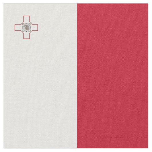 Maltese vlag stof (Close Up)