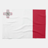 Maltese vlag theedoek (Horizontaal)