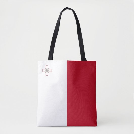 Maltese vlag tote bag (Voorkant)