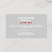 Maltese Vlag, Vlag van Malta Visitekaartje (Achterkant)