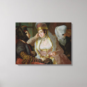 Maltese vrouwen canvas afdruk