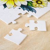 Maltese Waterverf Ai Art voor Hondenbezitters Legpuzzel (Zijkant)